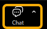 Chat icon with speech bubbles.